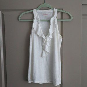 Small Lilly Pulitzer White Tank Top